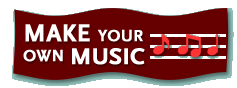 button that says MAKE YOUR OWN MUSIC