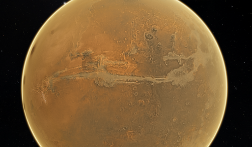 Mars in space