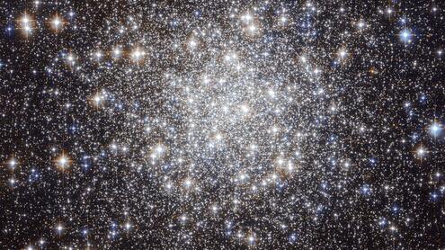Space with high density of stars from the Global Cluster 56