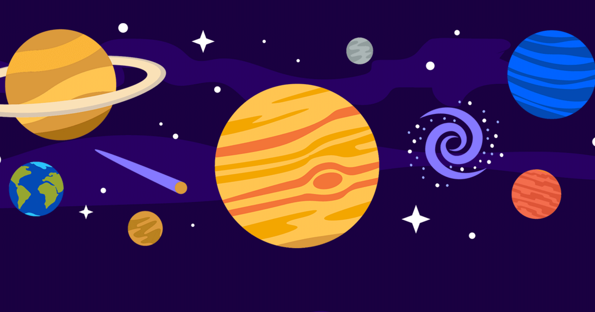 drawings of planets animation