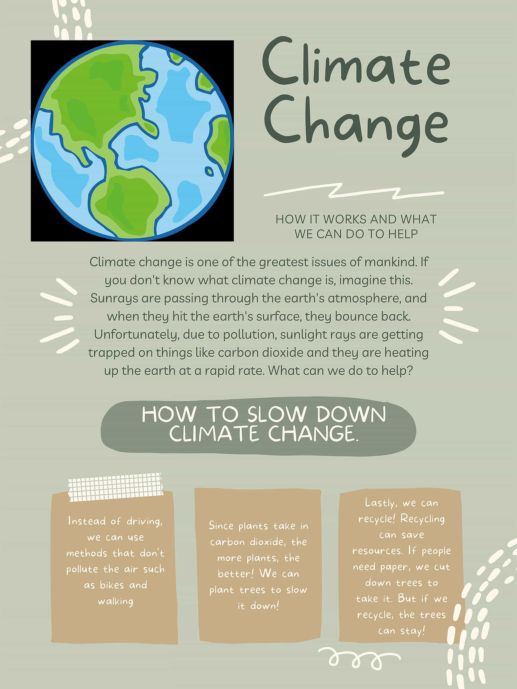how to reduce global warming research paper